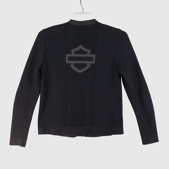 Harley-Davidson Quilted Stretch Nylon Jacket Women's M - Picture 2 of 8